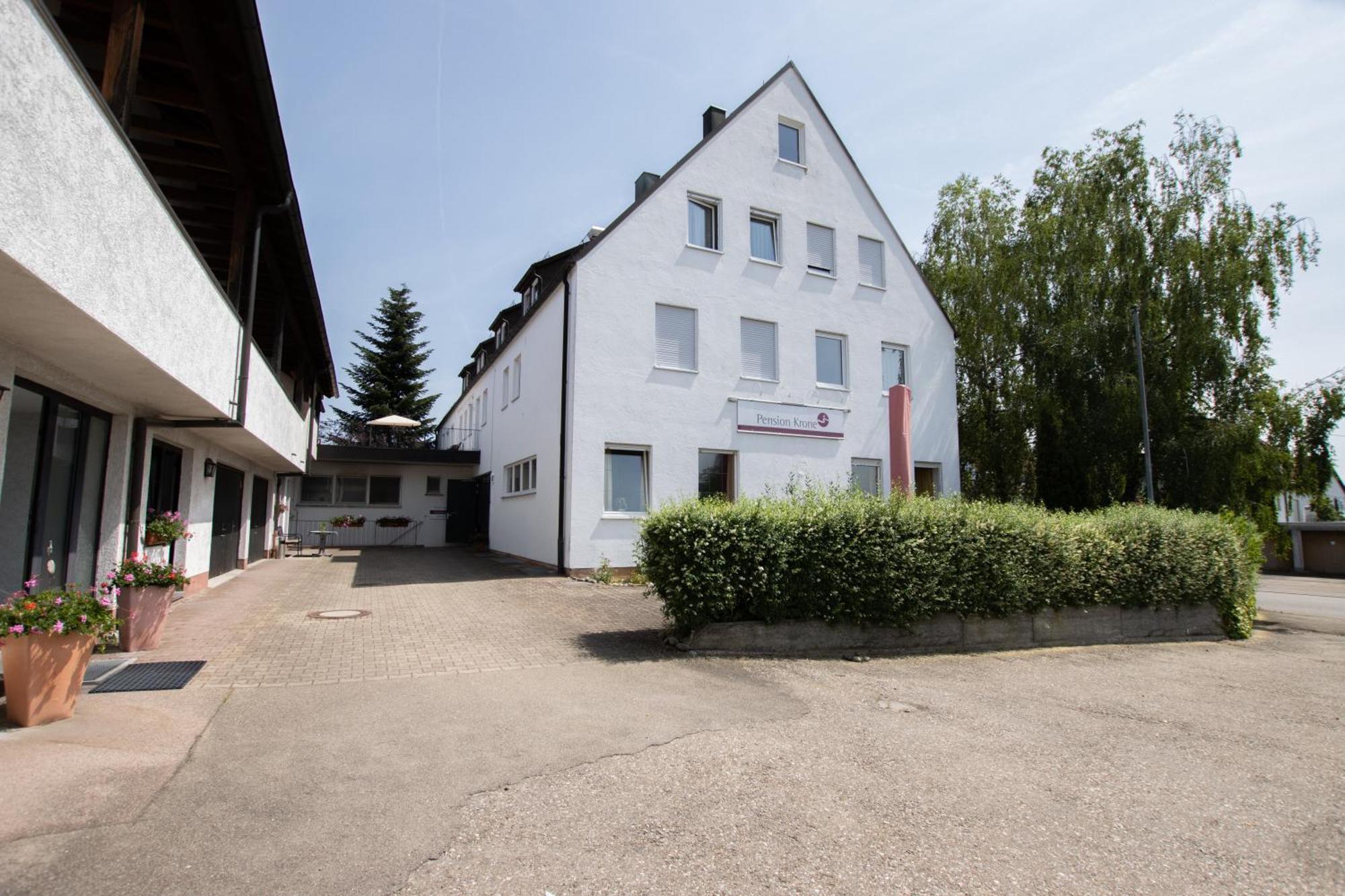 Pension Krone Швебиш-Гмюнд Экстерьер фото
